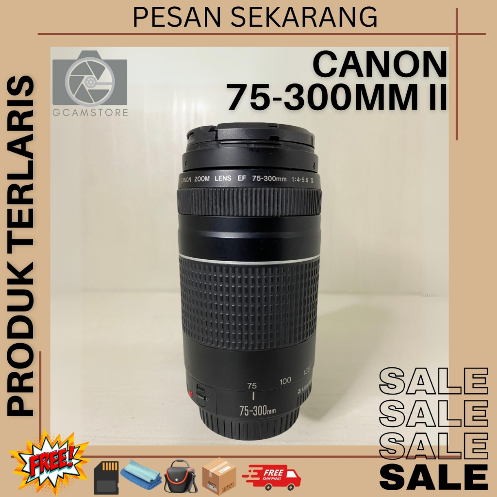 LENSA TELE CANON 75-300MM II