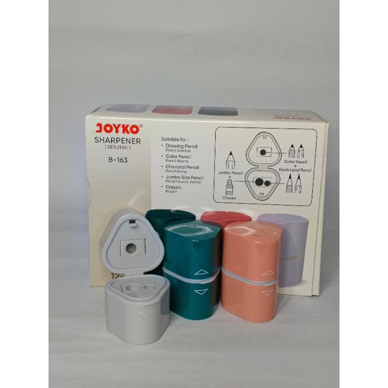 

JOYKO RAUTAN SERUTAN SHARPENER JOYKO B-163 3 IN 1