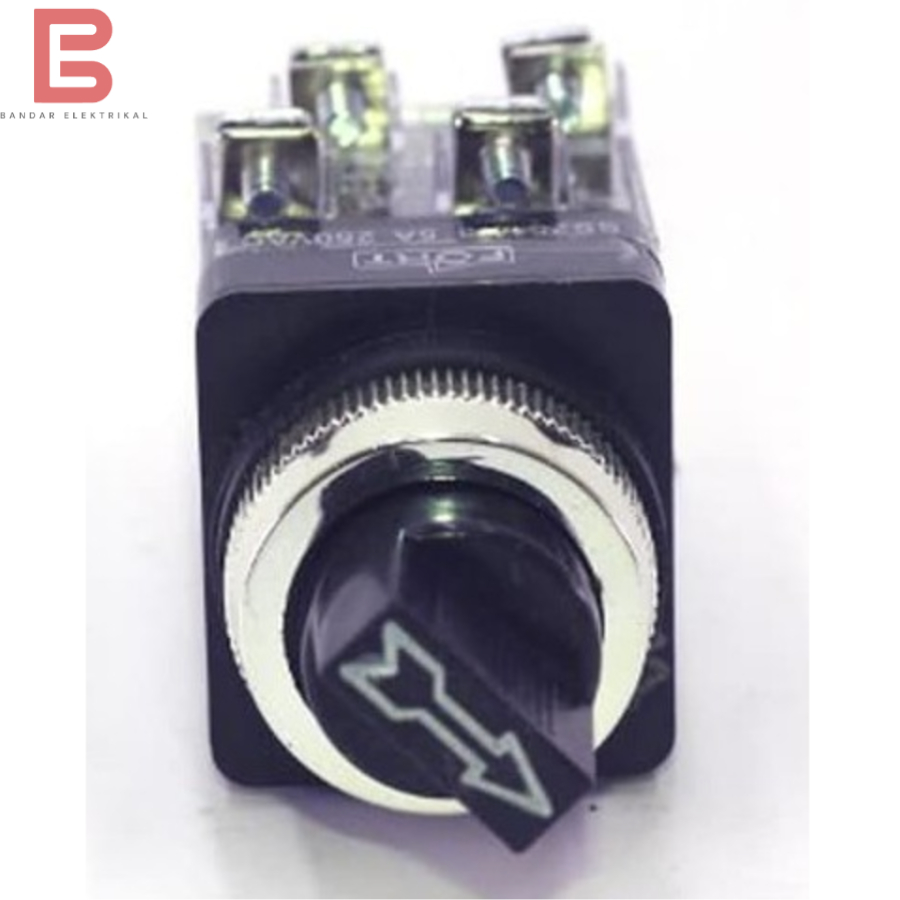 SELECTOR SWITCH 30 MM 2P 2 POSISI ON OFF SS3011/2 FORT