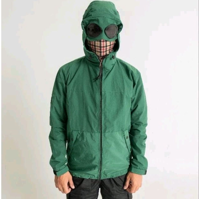 TROUBLEMAKER GOGGLE JACKET - BLITZKRIEG GREEN BOTTLE - OUTDOOR JACKET - CASUAL JACKET