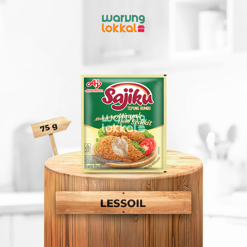 

Sajiku Tepung Bumbu Lessoil 75g - Warung Lokkal