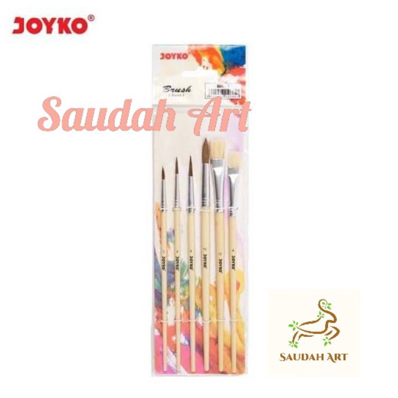 

LIMITLESS Kuas Set Lukis isi 6 pcs