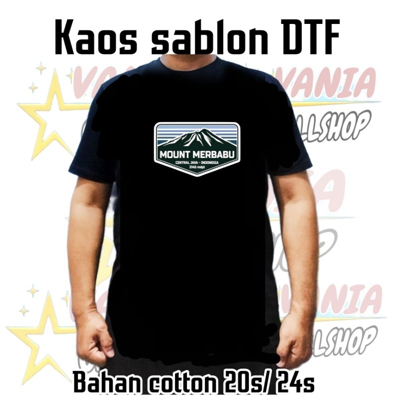 Baju kaos mount Merbabu/kaos pendaki gunung