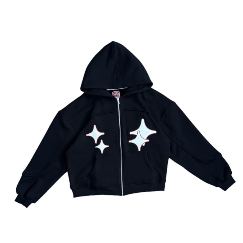 Multi Patch Zip Hoodie Dust la Stella