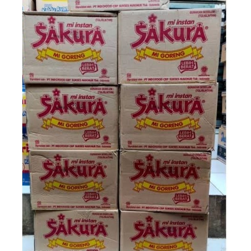 

mie sakura goreng 1 dus (40pcs) EXP 2025