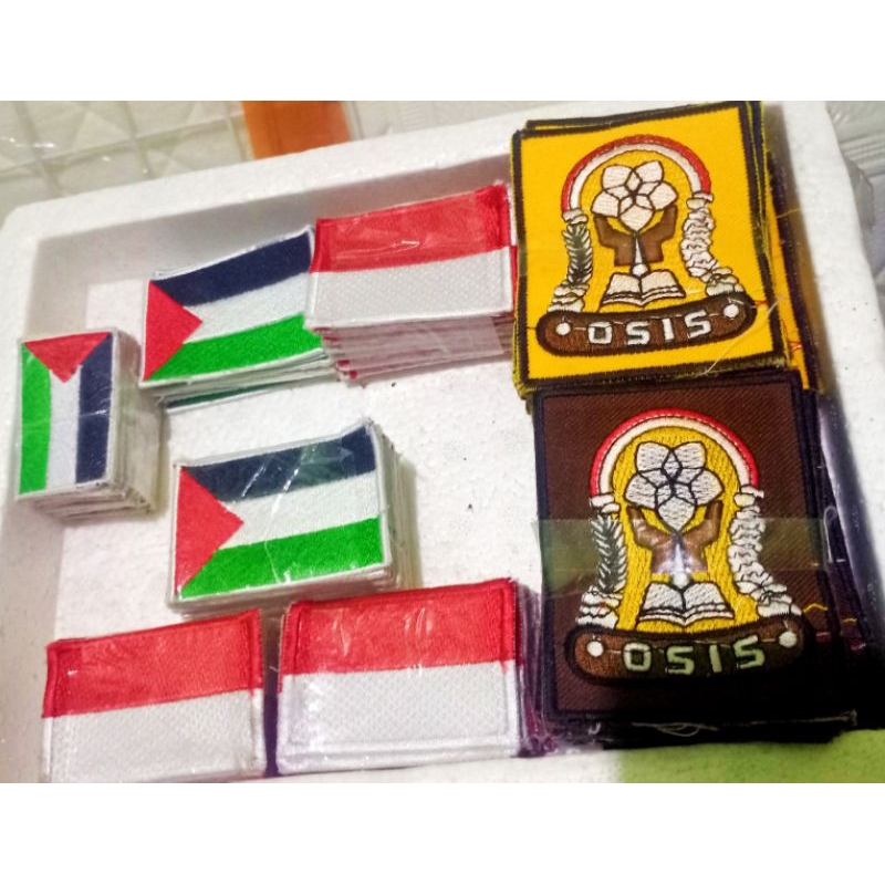 BORDER LOGO PALESTINA INDONESIA OSIS SMP SMA