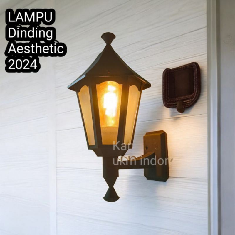 lampu hias dinding Tempel minimalis lampu teras klasik