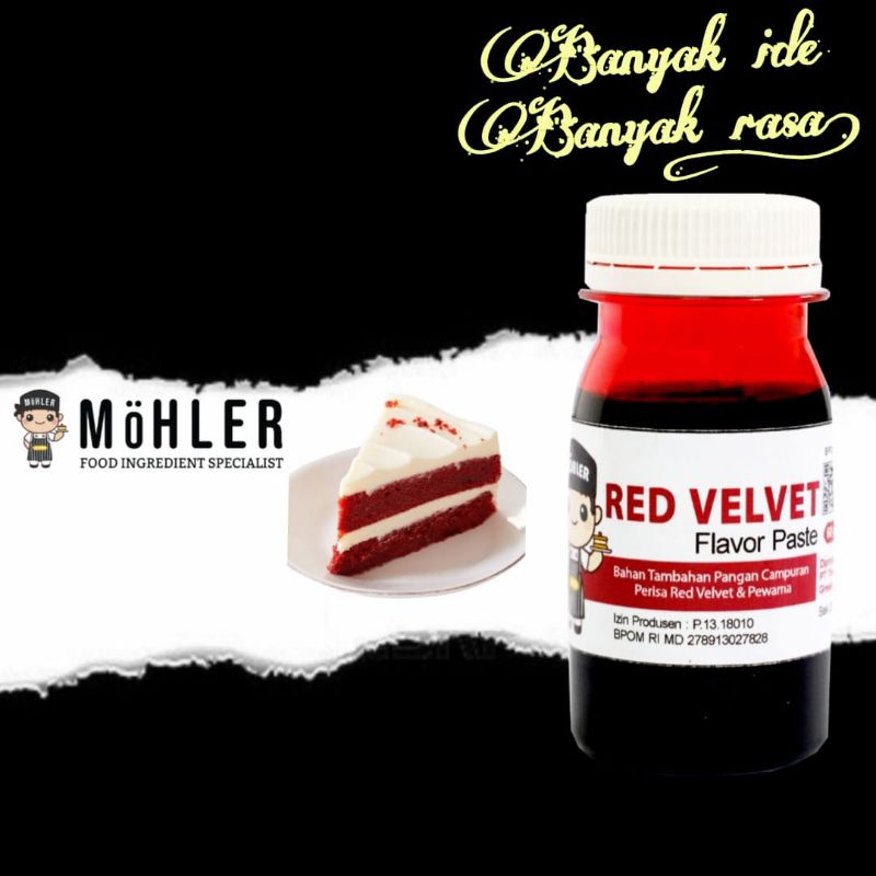 

Mohler Pasta Red velvet 60 gr