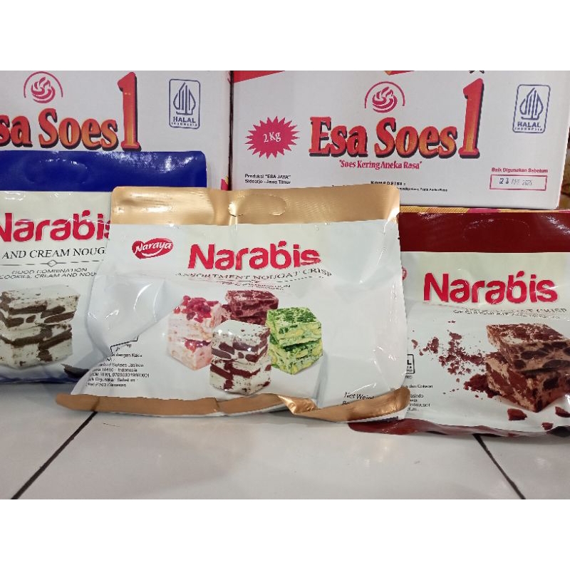 

narabis assortment naughty crisp 200gram