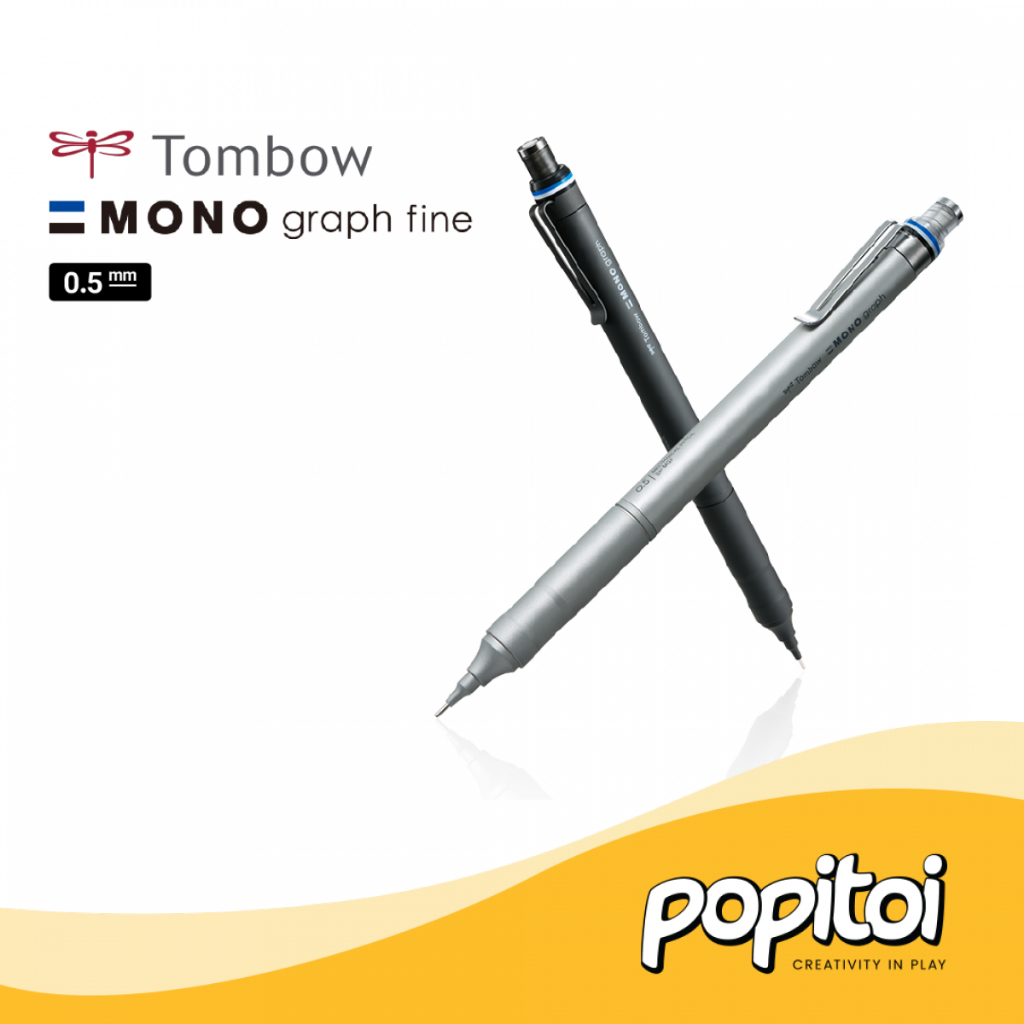 

Tombow Mono Graph Fine Mechanical Pencil 0.3 0.5 mm Pensil Mekanik Drafting