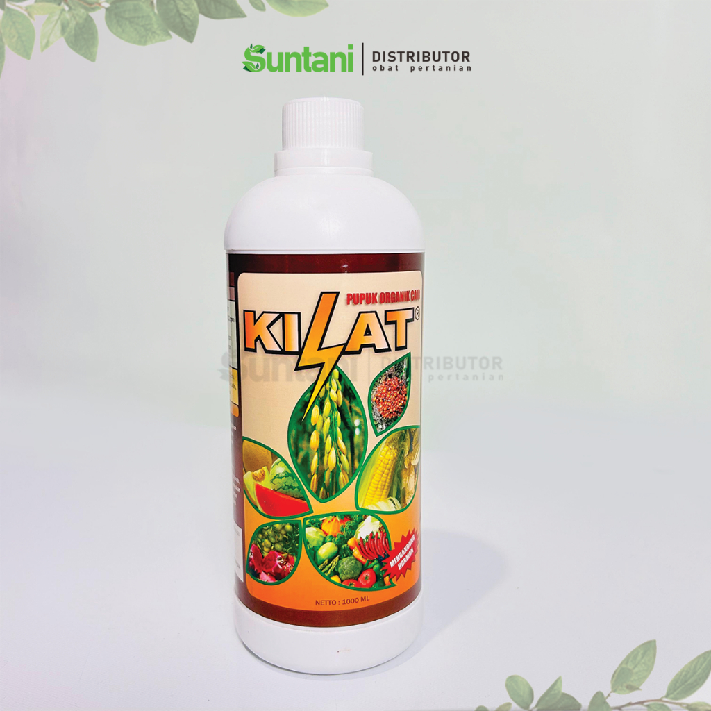 Pupuk KILAT 1 liter - Pupuk Organik Cair ( Pupuk pertumbuhan Tanaman ) Original 100%