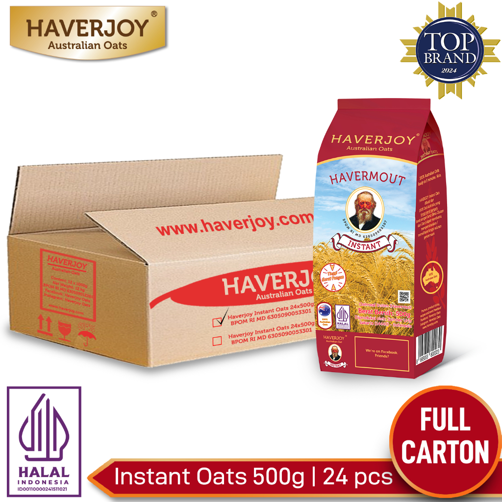 

Haverjoy Full Cartoon Instant Oats 500 g