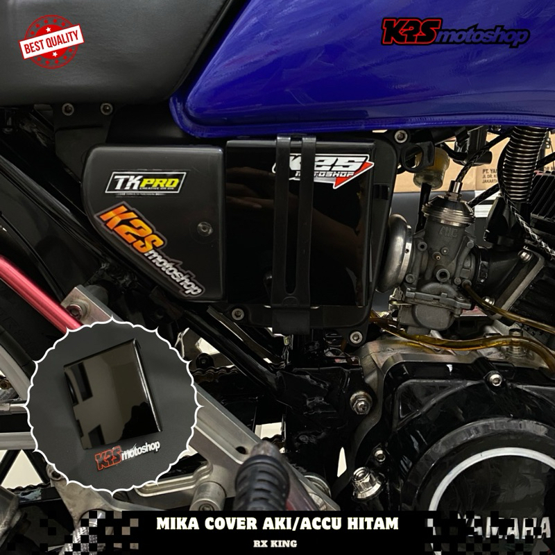 MIKA ACCU COVER AKI ACCU AKI TUTUP ACCU AKI RXKING RX KING PENUTUP ACCU AKI RXKING RX KING HITAM
