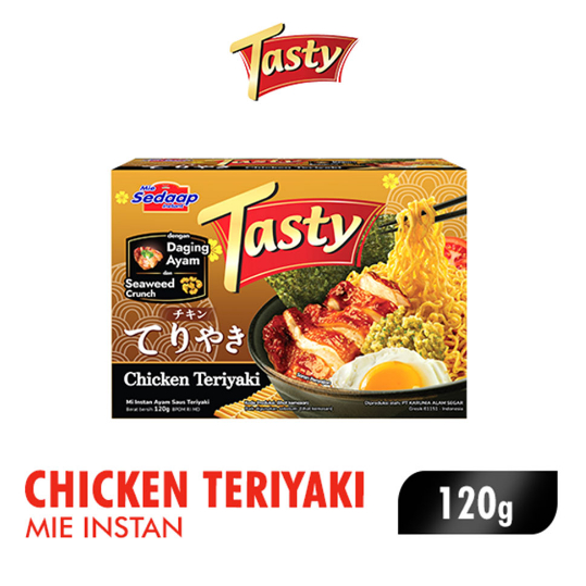 

PROMO Mie Sedaap Tasty Semua Rasa Beef Yakiniku Chicken Terriyaki Bakmi Ayam