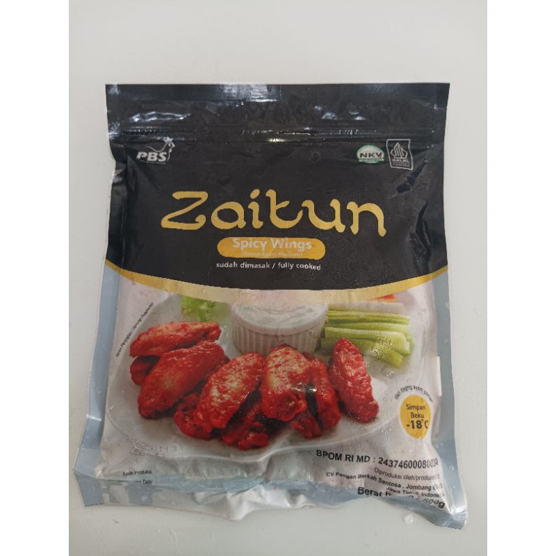 

Zaitun spicy wing 500gr