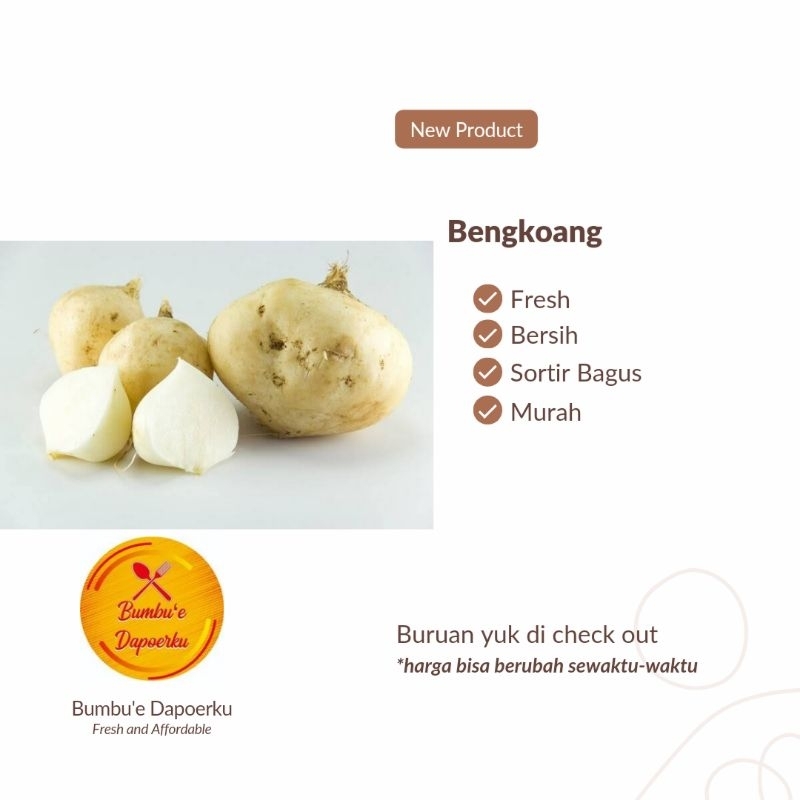 

Bengkoang | Sortir | 1 Kilogram