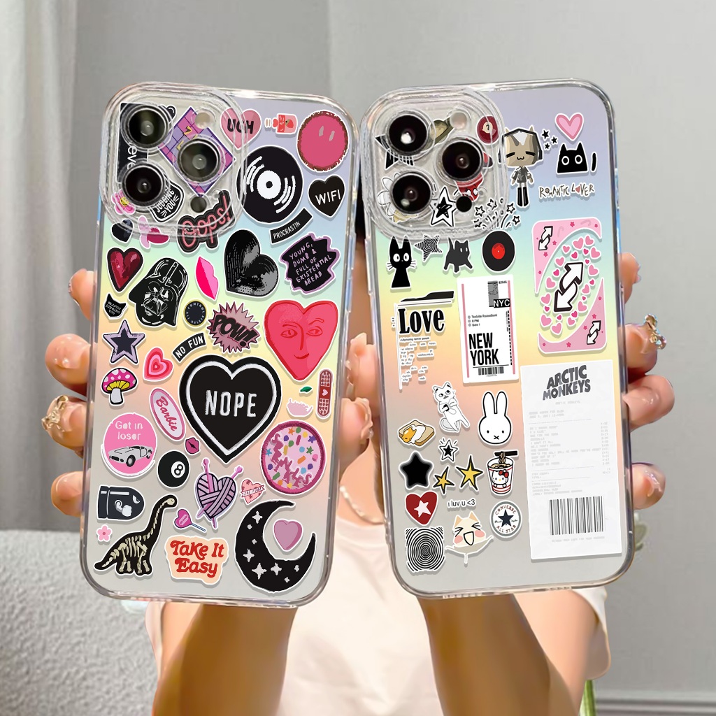 Case Hologram Xiaomi Note 13 Note 13 Pro Redmi A1 A2 2022 Motif ( 3D RANDOM LUCU ) Softcase Hologram
