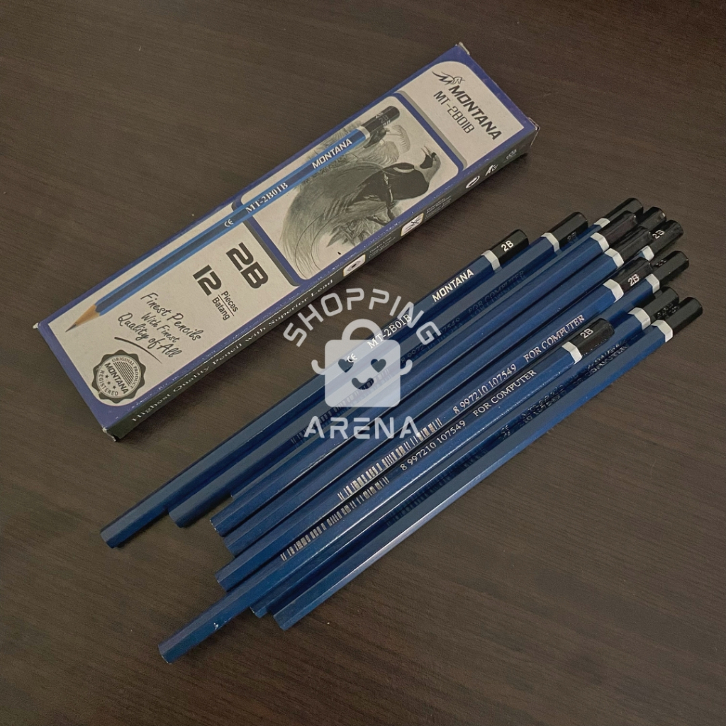 

Pensil 2B MONTANA Kayu M2000 Petelut Komputer Pencil Raut Serut Murah Ecer Berkualitas Asli Computer Petelot Berbasis Ujian Tebal Kereng Alat Tulis Stationery Writing Tools School Equipment Stuff Kantor Kerja Office Warna Hitam Tajam Shopping Arena