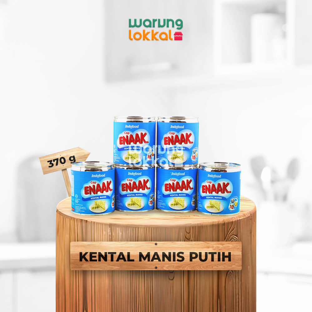 

Enaak Kental Manis Putih 370g - Warung Lokkal