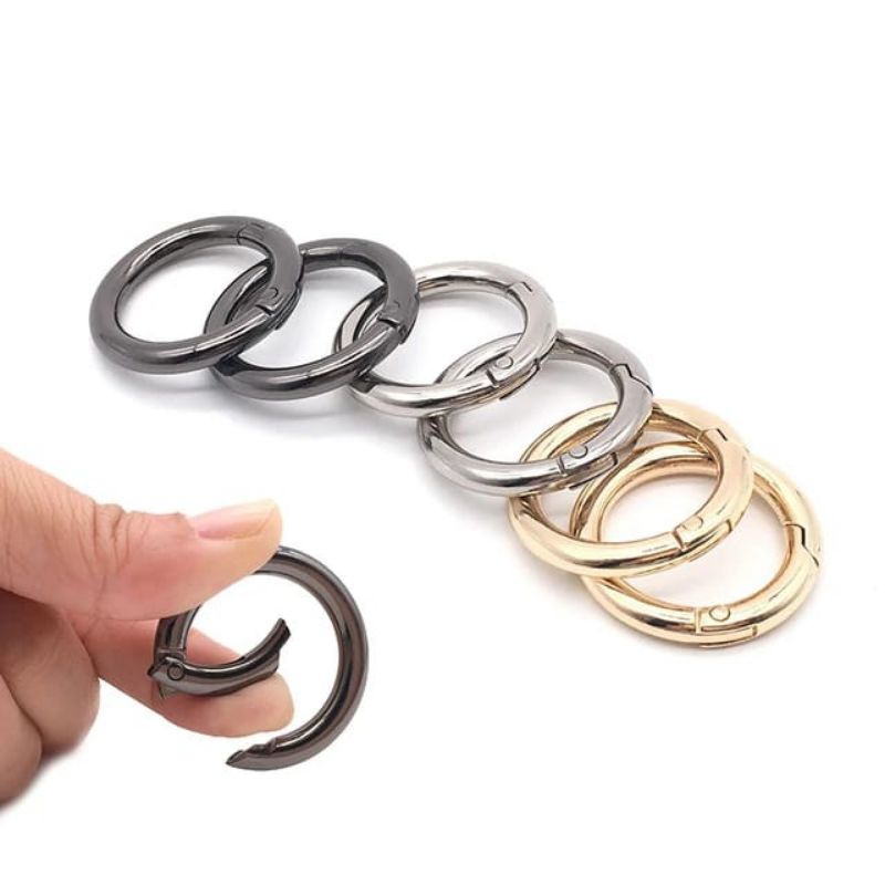 Ring Bulat Karabiner Gantungan Kunci Carabiner Pengait