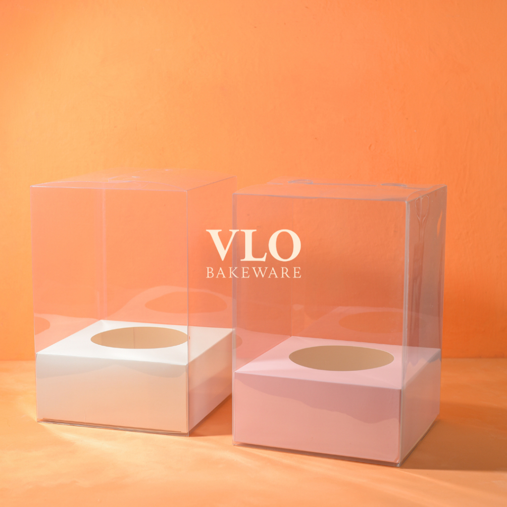 

Kotak bunga mika transparan korea | flower box | bouquet box transparant