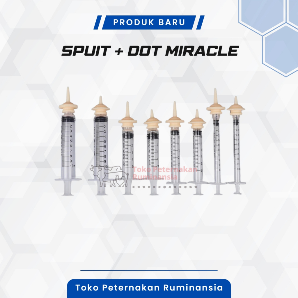 Spet Susu Bayi Kucing Anjing Kelinci Hamster Kitten Baru Lahir - Dot Miracle dan Spuit