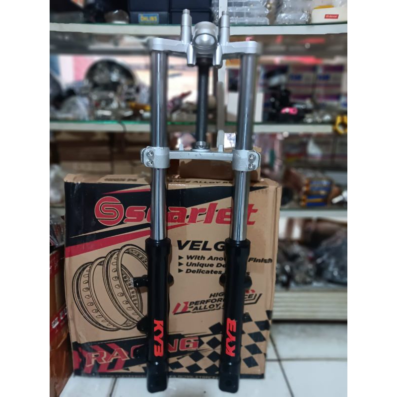SKOK DEPAN KYB ZETO  SET SEGITIGA NINJA IMPORT PNP HONDA CB GL MP TIGER