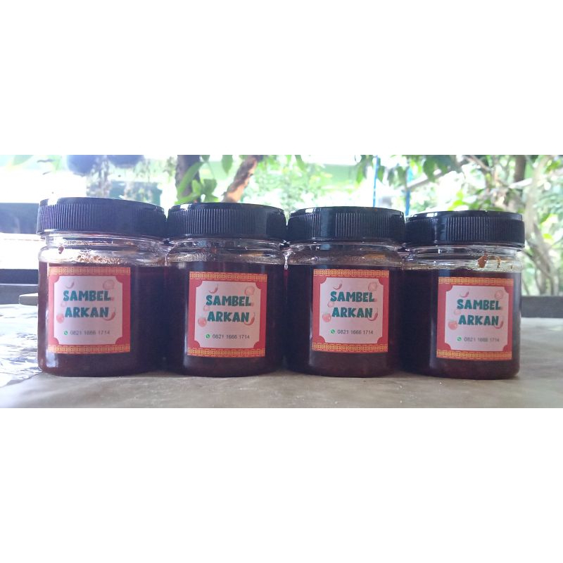 

sambel hitam madura 100ml #sambel arkan