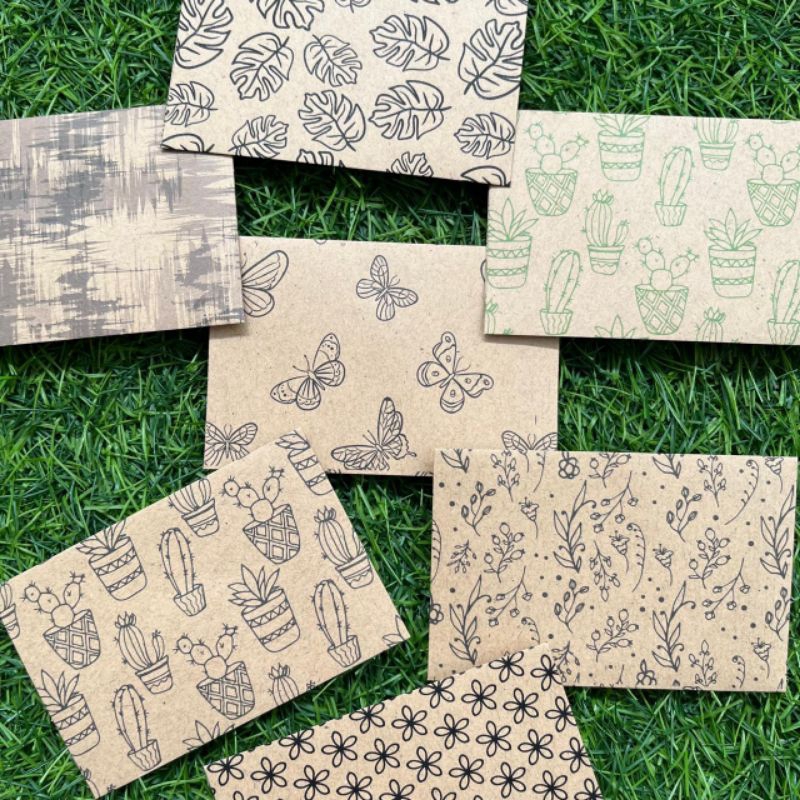 

(10pcs) Amplop mini 6x9cm, amplop kecil, amplop lucu, kertas samson