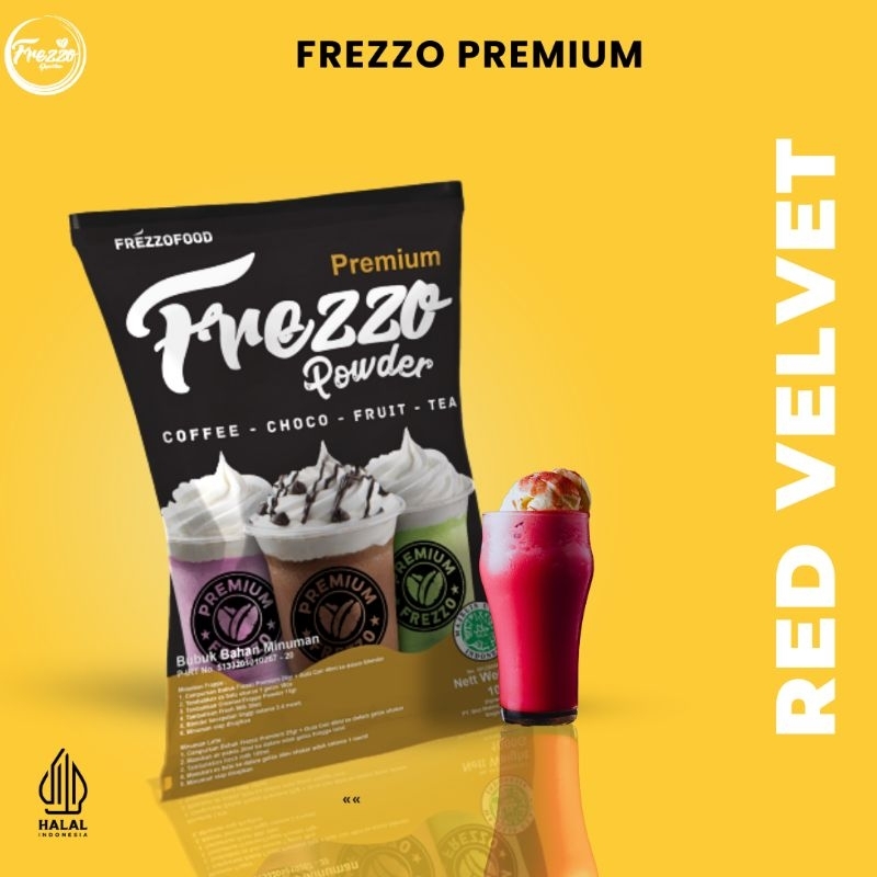 

Bubuk Minuman Rasa Red Velvet Premium Frezzo 1kg/ Minuman Murah dan Enak Frezzo Premium