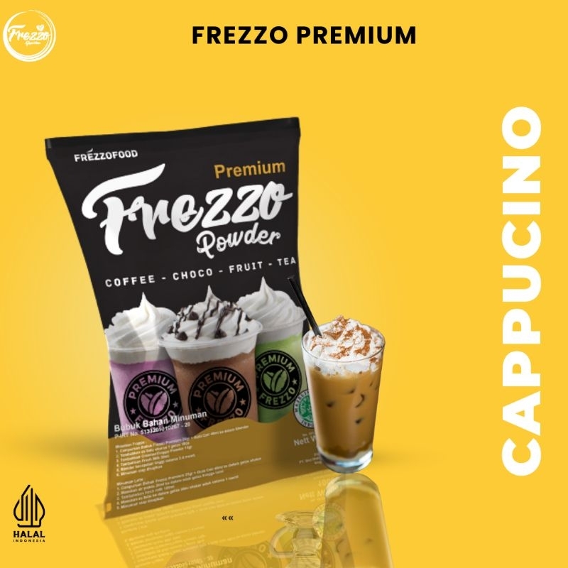 

Bubuk Minuman Rasa Cappucino Premium 1kg/ Minuman Murah dan Enak Frezzo Premium