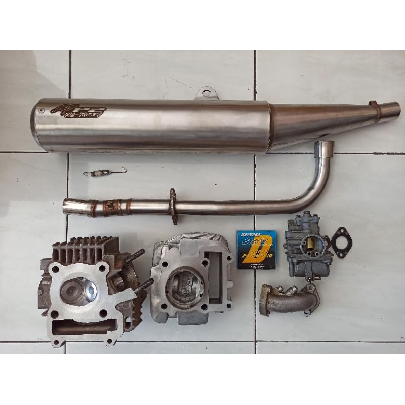 Paket bore up komplit Jupiter/Vega/Crypton 130cc spek harian, bore up, touring