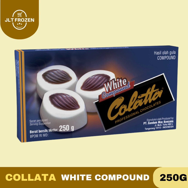 

Colatta White Chocolate Compound / Coklat Putih Masak Batangan - 250g