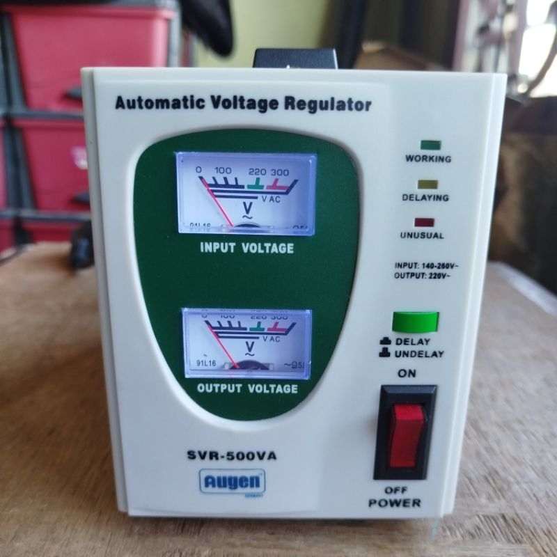 STAVOL STABILIZER 500 WATT AUGEN SVR-500VA ORIGINAL