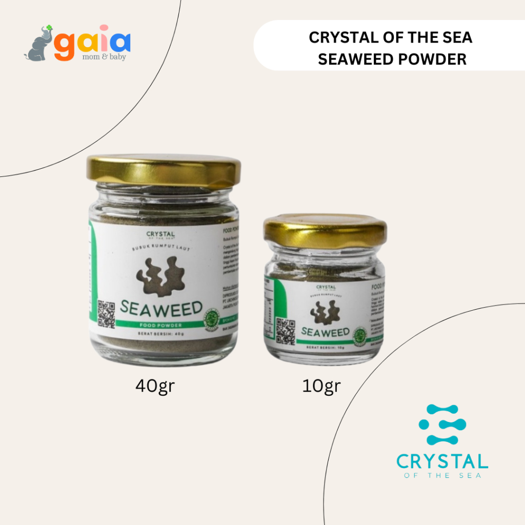 

Crystal of the Sea Seaweed Powder | Bubuk Kaldu Rumput Laut Mpasi