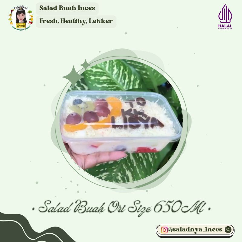 

Salad Buah Ori Size 650Ml