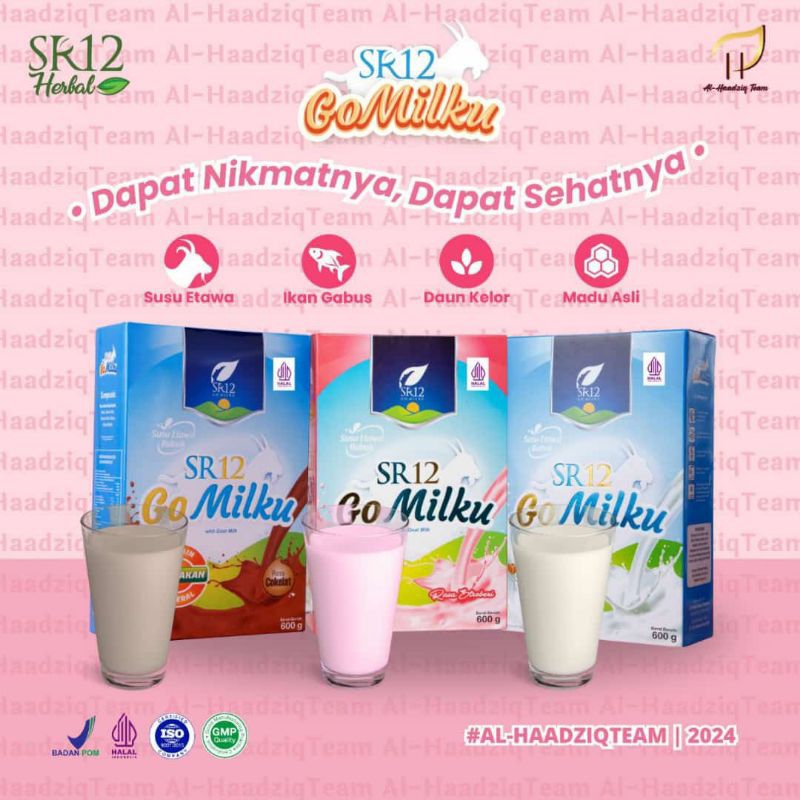 

GOMILKU SR12 200GR PUTIH COKLAT STROBERI SUSU KAMBING ETAWA HALAL BPOM