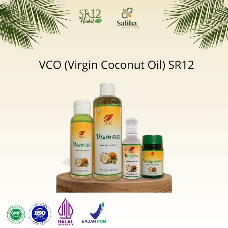 

VCO Virgin Coconut Oil SR12 original minyak kelapa cold press untuk kesehatan