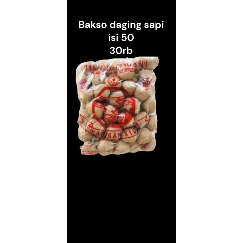 

Bakso Daging Warisan isi 50pcs