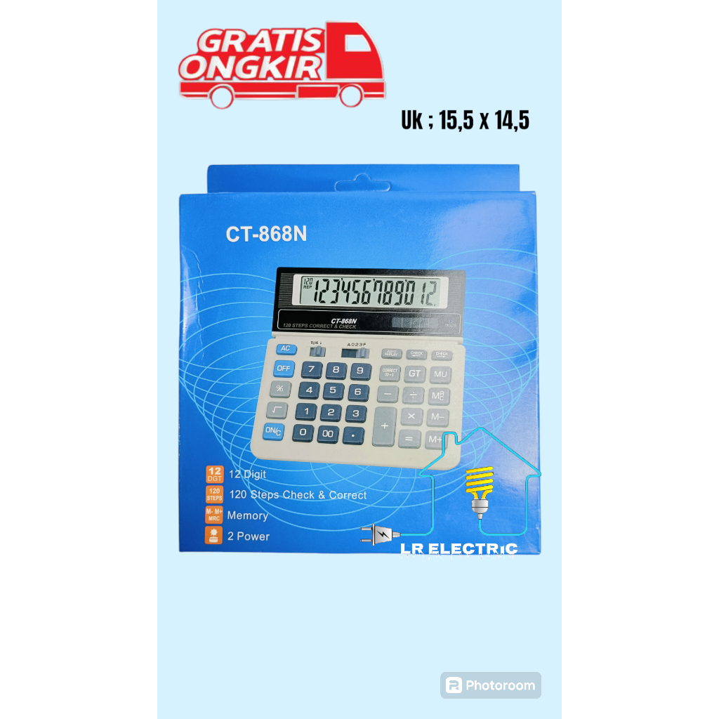 

Citizen Calculator SDC 868L - Calculator Desktop Meja Kantor