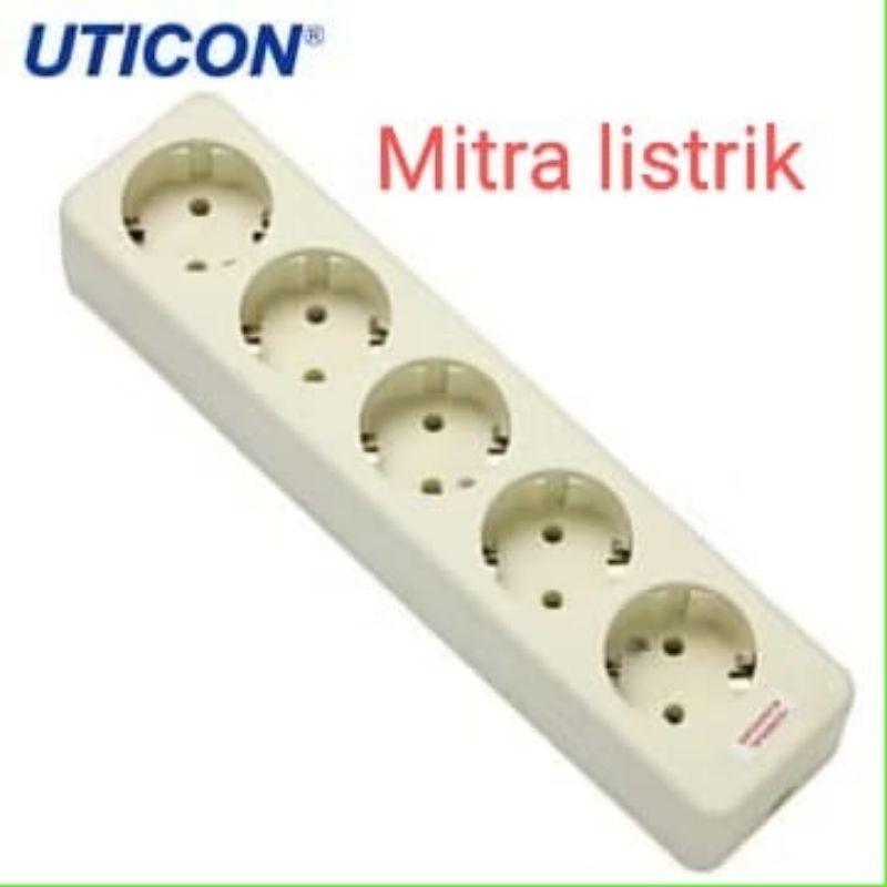 Stop kontak 5lubang uticon