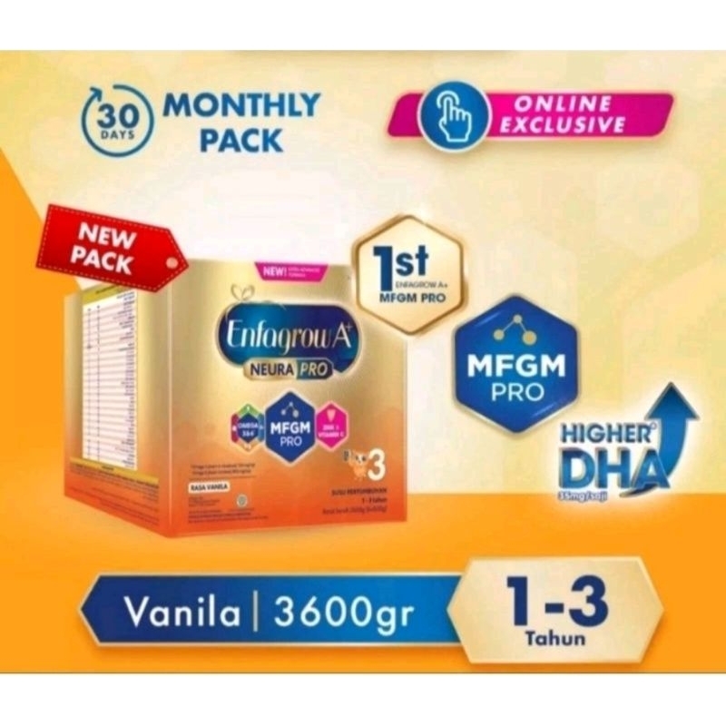 Enfagrow 3 Vanila Rasa Vanilla 3600gram 3600gr 3600