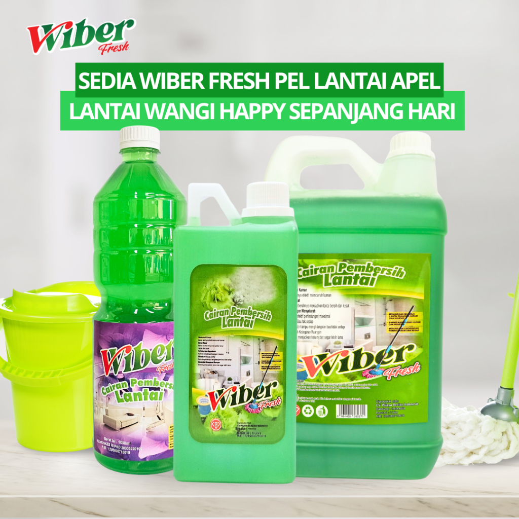 Pel Lantai Apel all package WIBER FRESH