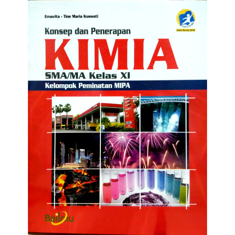 BUKU KIMIA PEMINATAN KELAS XI 11 BAILMU ERNAVITA TINE MARIA