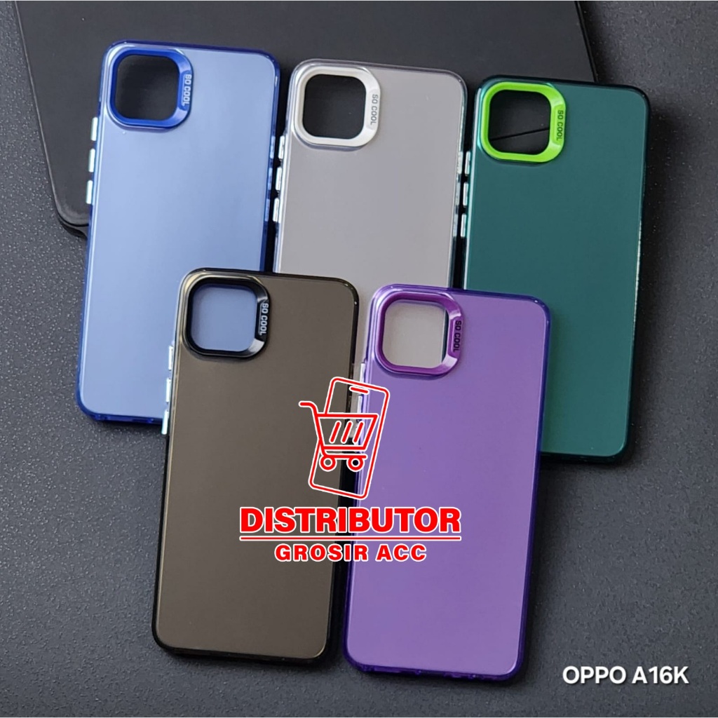 OPPO A16K OPPO A16E CASE IMD HYBRID PLATE HOLOGRAM CASE SOCOOL OPPO A16K OPPO A16E SC-1