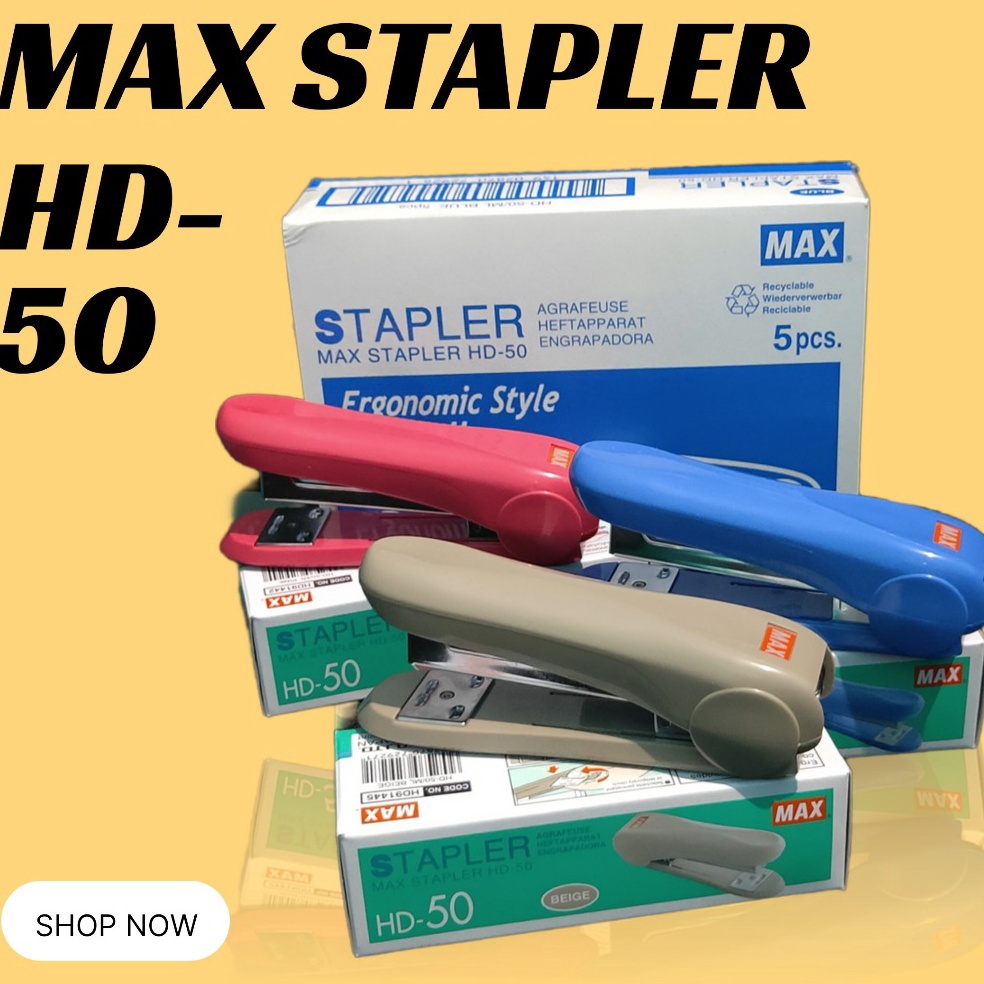 

STAPLER MAX HD5 ALAT STAPLES KODE F4K3