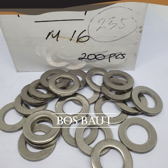 Ring Plat Stainless Steel SS304 - Washer Plat Stainless M16