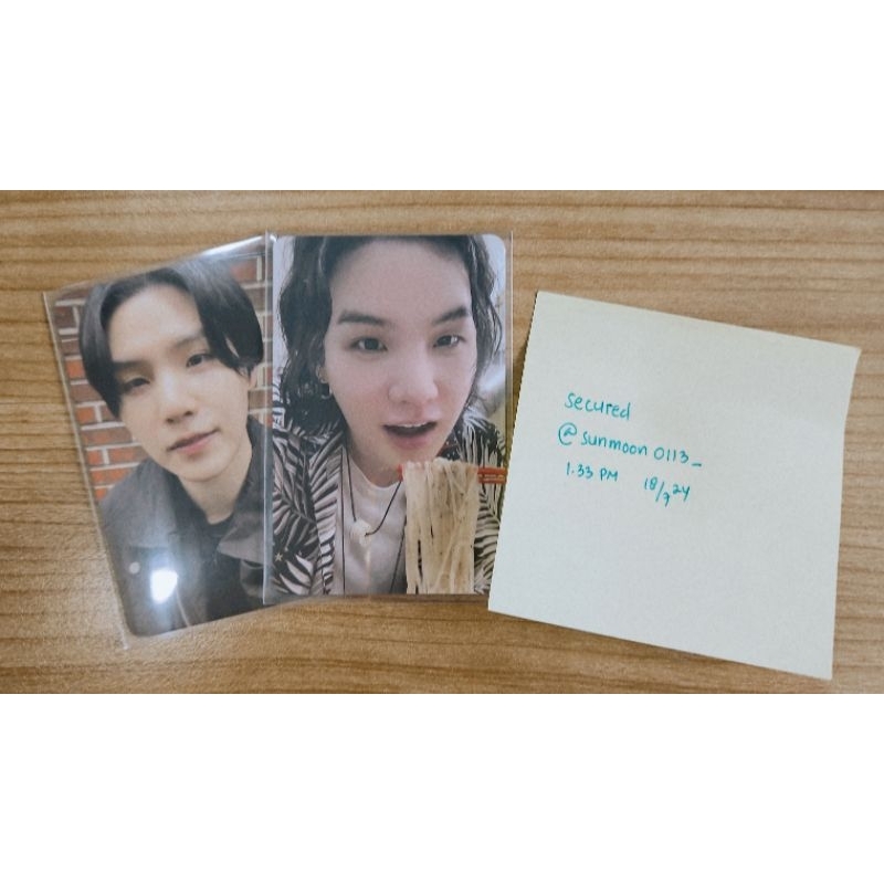 [BOOKED] PC YOONGI VINYL SET