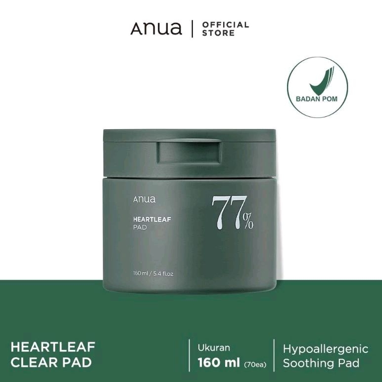 ANUA Heartleaf Clear Pad 70EA - Pad Exfoliating Anua