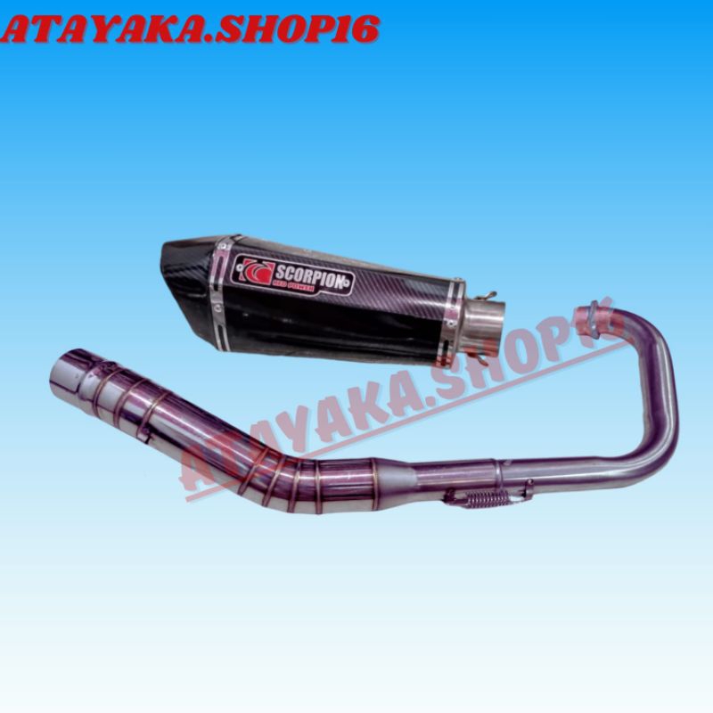 Knalpot Scorpion Carbon CBR150R CB150R Vixion R15 Sonic